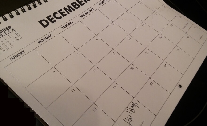 calendar page for December 2016