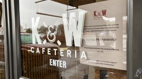 K&W front door sign reads "closed permanently."