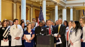 Indiana Hospital Association President Brian Tabor urged lawmakers to replace the language of House Bill 1004 before the Senate voted to do just that.