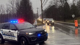 Traffic on the west side of Columbus is backed up due to State Road 11 being closed as reported by police.