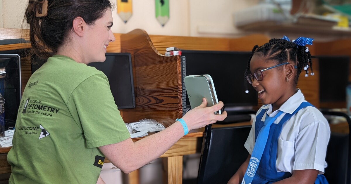 IU optometry students fill gap in eyecare for kids in Jamaica