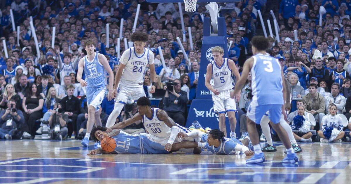 Kentucky Falls to North Carolina on Tuesday
