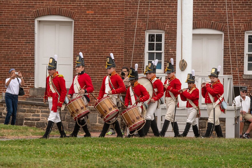 This year is the 40th anniversary of the Fort McHenry Guard, the cohort of volunteers and Park Rangers who bring history alive at the fort, by channeling the stories of soldiers, sailors, workers and others. (Credit: Tim Ervin Photography)