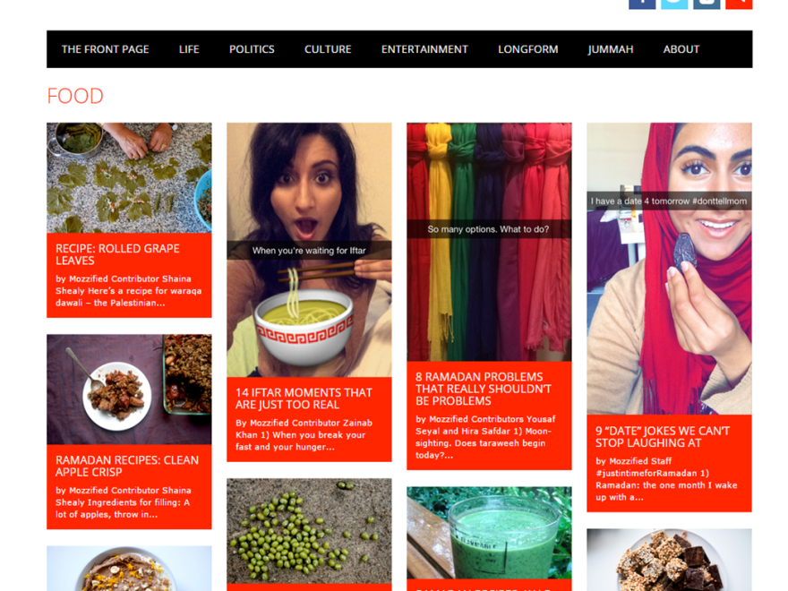 "Food" on Mozzified.com
