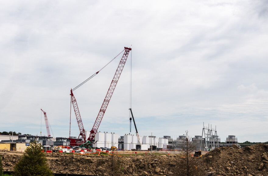 The sprawling Google data center on Fort Wayne's southeast side as of September 2026.
