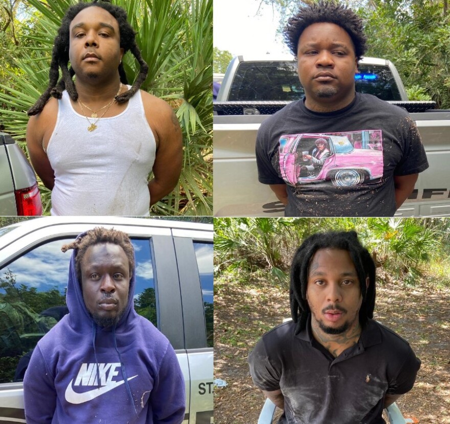 SLCSO Four Convicted Felons Arrested on Drug and Weapon Charges; Drug