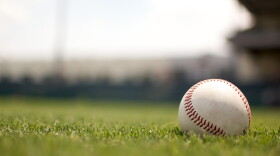 baseball on the grass