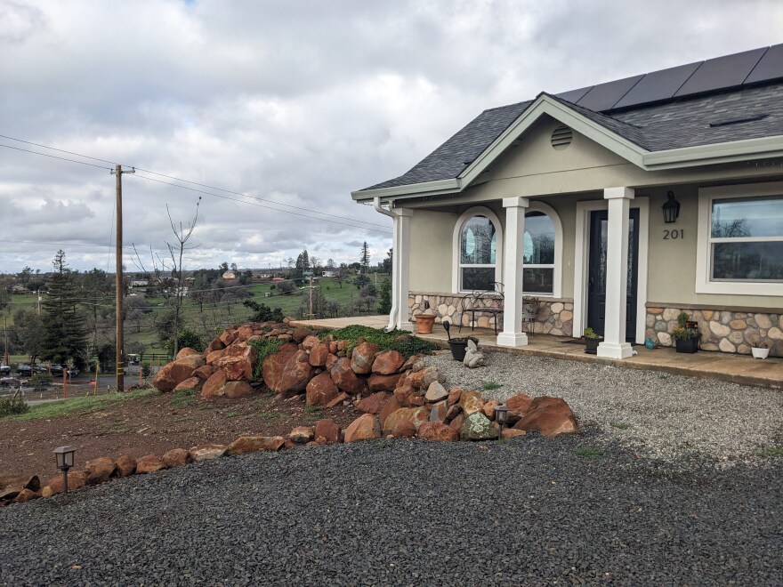 An example of good defensible space.