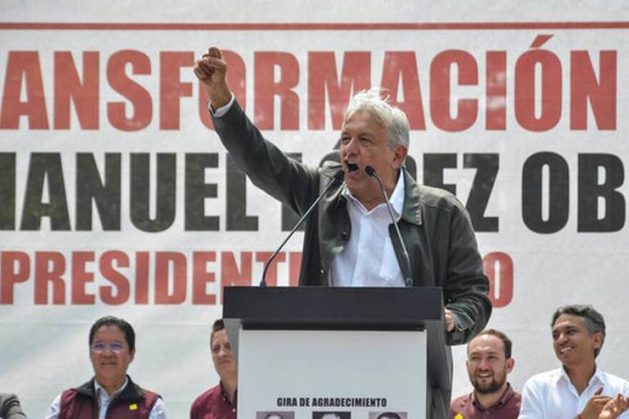 Mexican President-elect Andres Manuel Lopez Obrador last week in Mexico City.