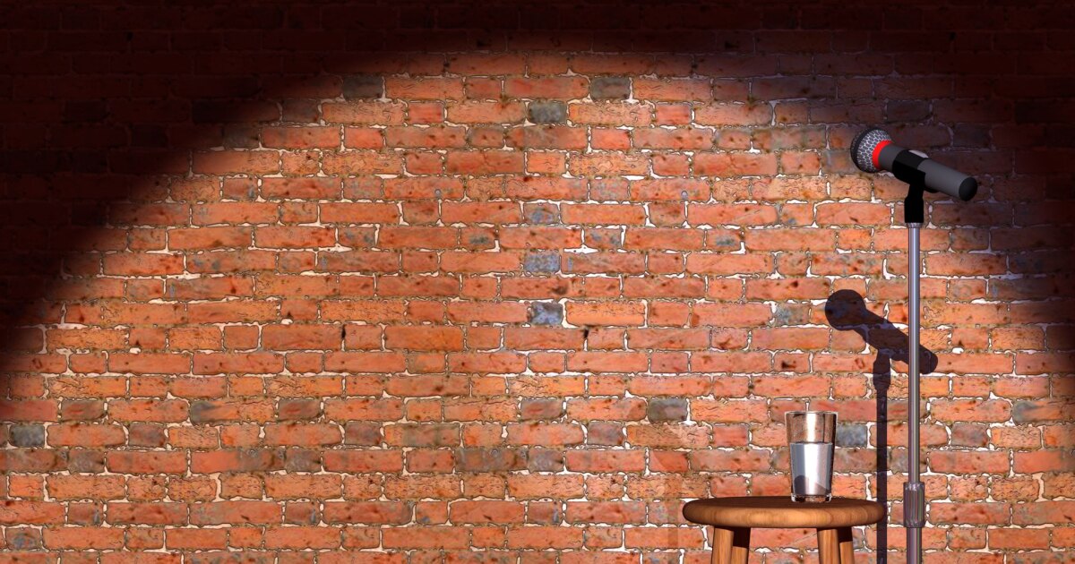 On Stage Modern StandUp Comedy KMUW