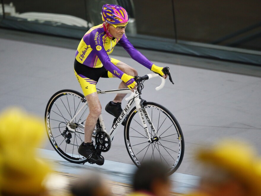 "If the president of his teenage club who told him he was not made for cycling because he was too small could see him today, he would kick himself," Marchand's coach and friend Gerard Mistler told The Associated Press.