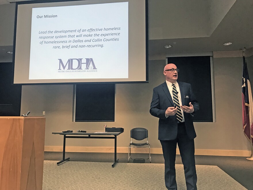 Carl Falconer is president and CEO of the Metro Dallas Homeless Alliance.