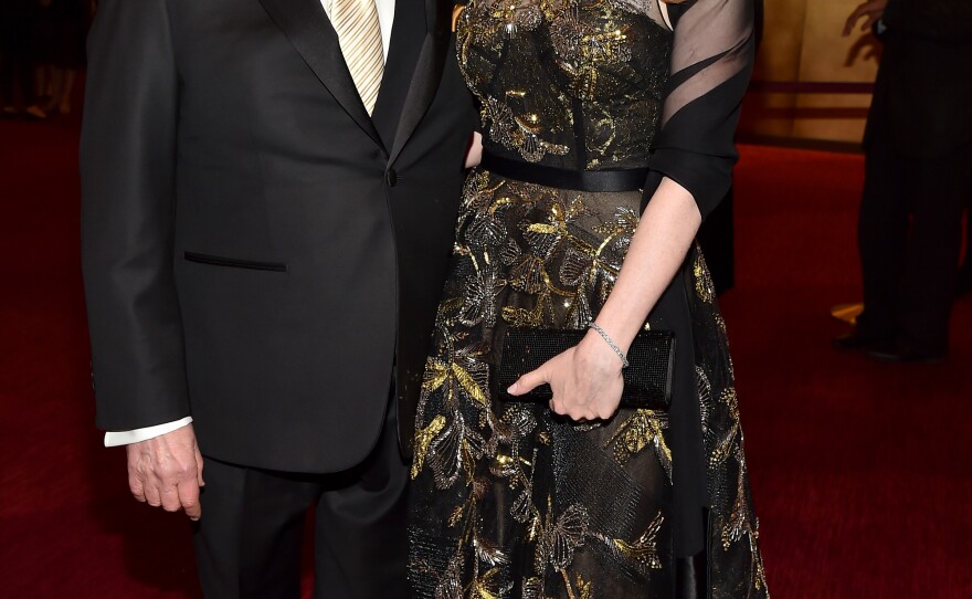 Robert Mercer and his daughter Rebekah Mercer attend the 2017 TIME 100 Gala on April 25 in New York City.