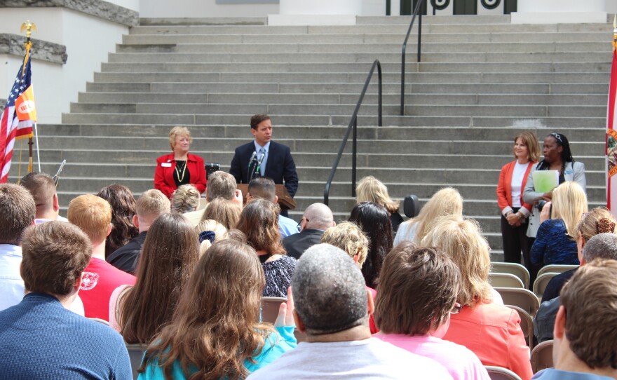 Florida’s Lieutenant Governor Carlos Lopez-Cantera also made an appearance at Thursday’s rally.