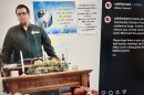 A photo of an Instagram post by Child Evangelism Fellowship of Vermont showing a man at a lectern