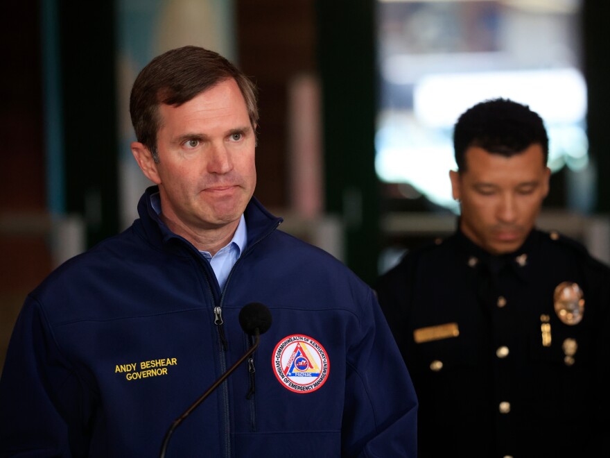 Kentucky Gov. Andy Beshear says he considered one of the five victims one of his "closest friends."