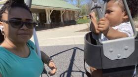 Tarrezz Thompson and the child she watches. (Courtesy of Tarrezz Thompson)