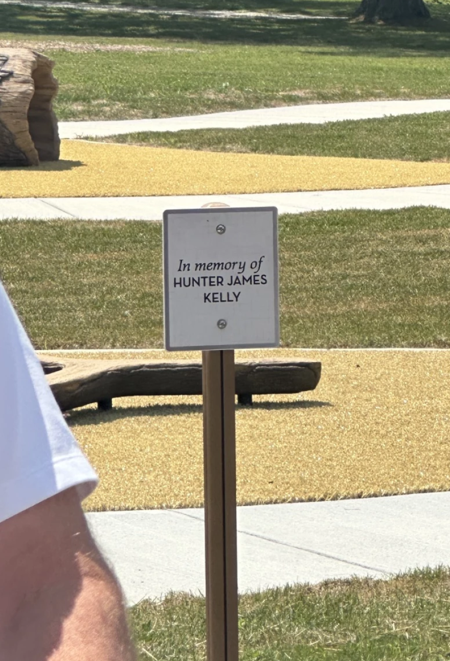 New sensory trail dedicated to Hunter Kelly, the late son of Jim Kelly.