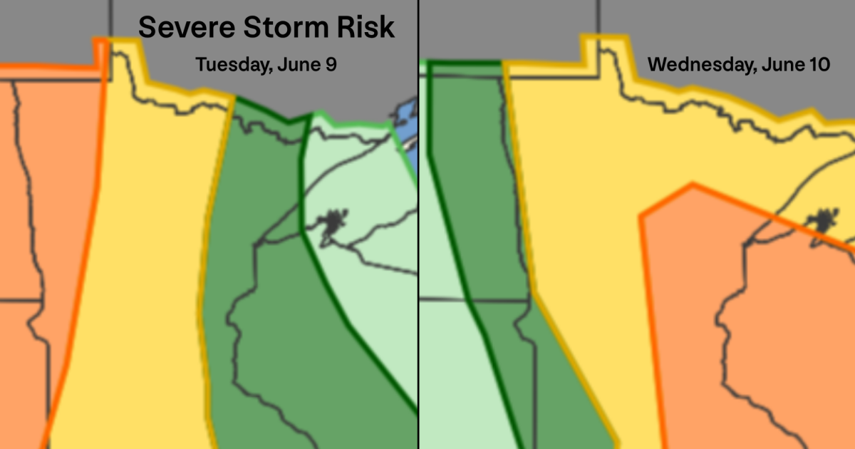Heat, humidity brings enhanced risk of severe weather in Minnesota