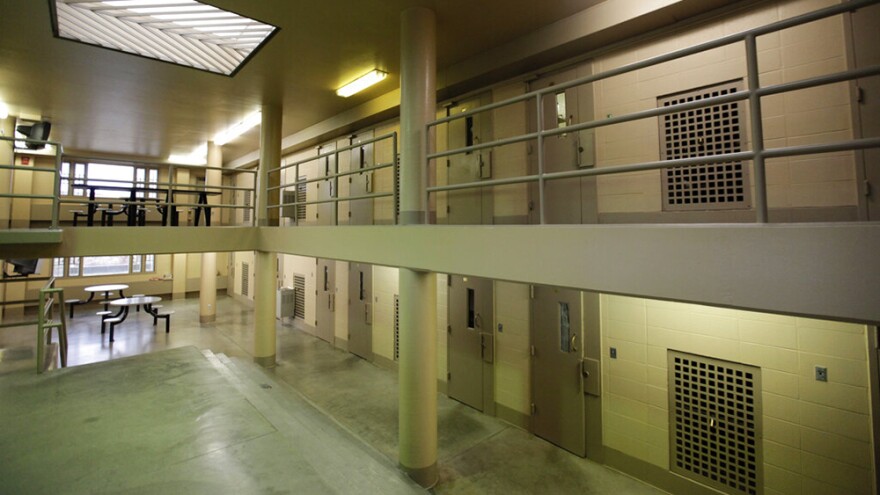 In this March 4, 2011 photo, a cell block is shown at the Pendleton State Prison in Pendleton, Ind.