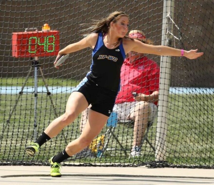 Kiana Phelps Shatters Iowa High School Girls' Discus Record Iowa