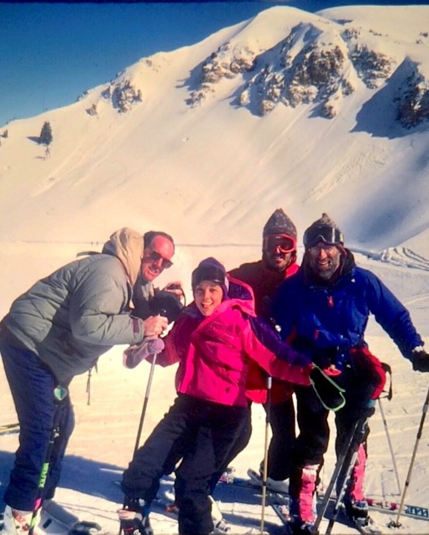 Skiing at Alta back in the day