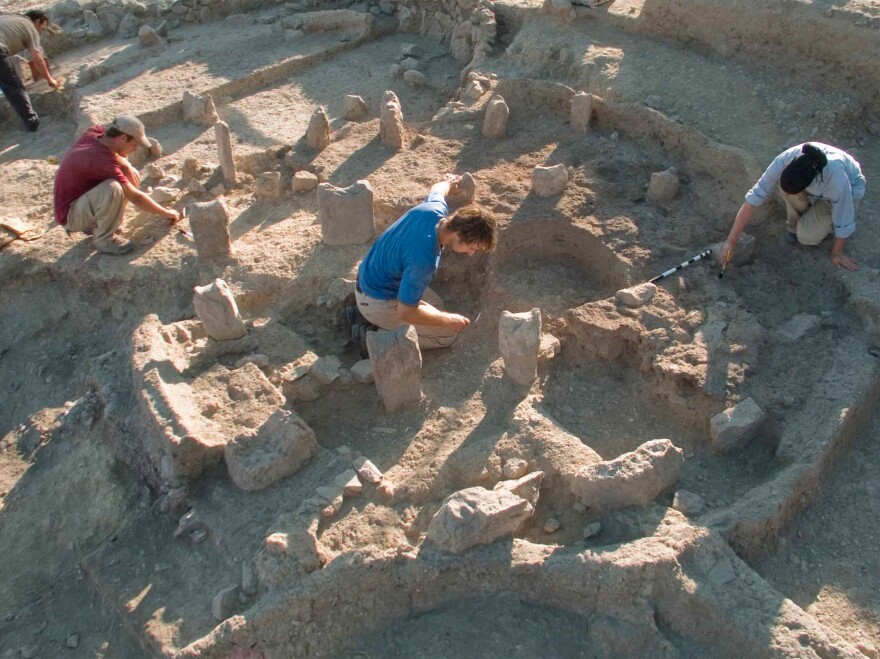 This granary uncovered in Jordan shows that people stored wild grain even before they were farming it.