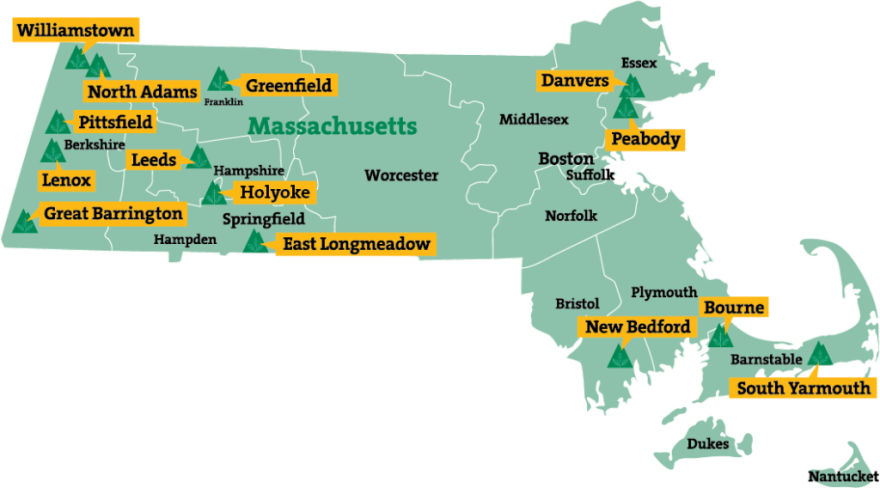 North Adams Massachusetts Map