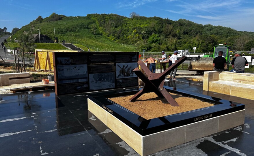 A memorial to early SEALs is under construction near Omaha Beach in Normandy, France.