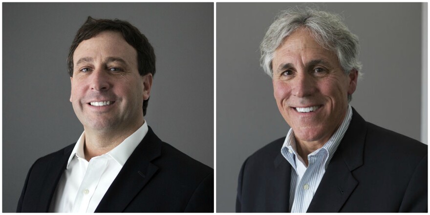 St. Louis County Executive Steve Stenger, left, faces challenger Mark Mantovani, right, in a race that has started earlier and featured more ad spending than usual.