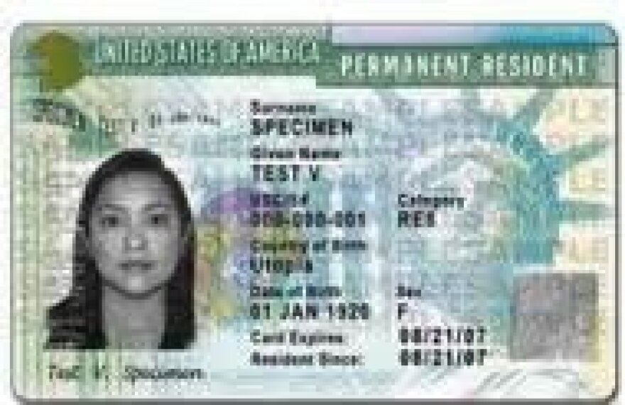 A U.S. Green Card.