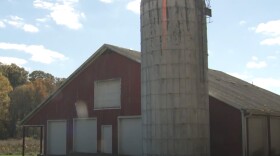 The inside of the barn has multiple functions- the upstairs serves as document storage for the city and half of the downstairs is an old wood shop.