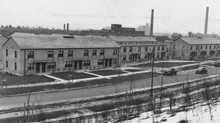 Archive photo of Woodhill Homes from 1941.