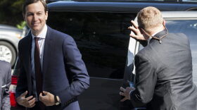 Jared Kushner, President Trump's senior adviser and son-in-law, arrives on Capitol Hill in Washington, D.C., on July 24, 2017, to testify before the Senate Intelligence Committee. (Zach Gibson/AFP/Getty Images)
