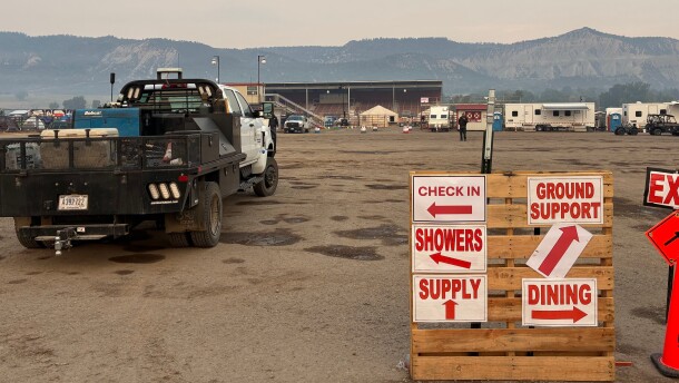 Scenes from inside the Gold Mountain Incident Command Post