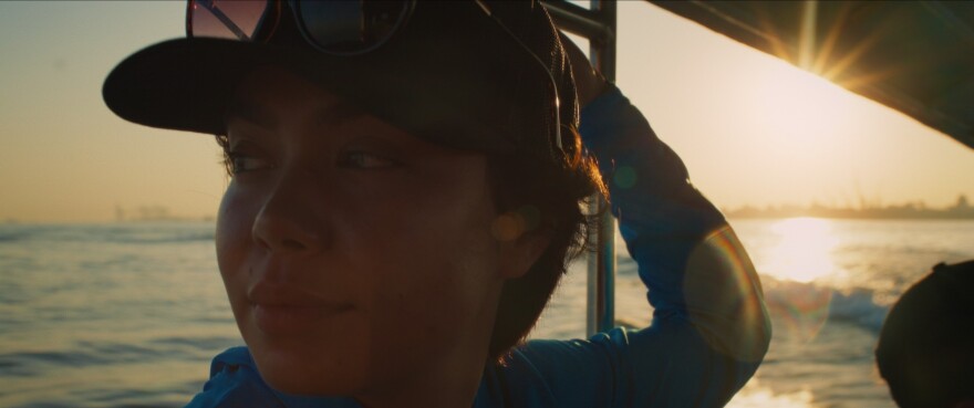 "Moana" star and environmental advocate Aul'i Cravalho in a scene from "Reef Builders."