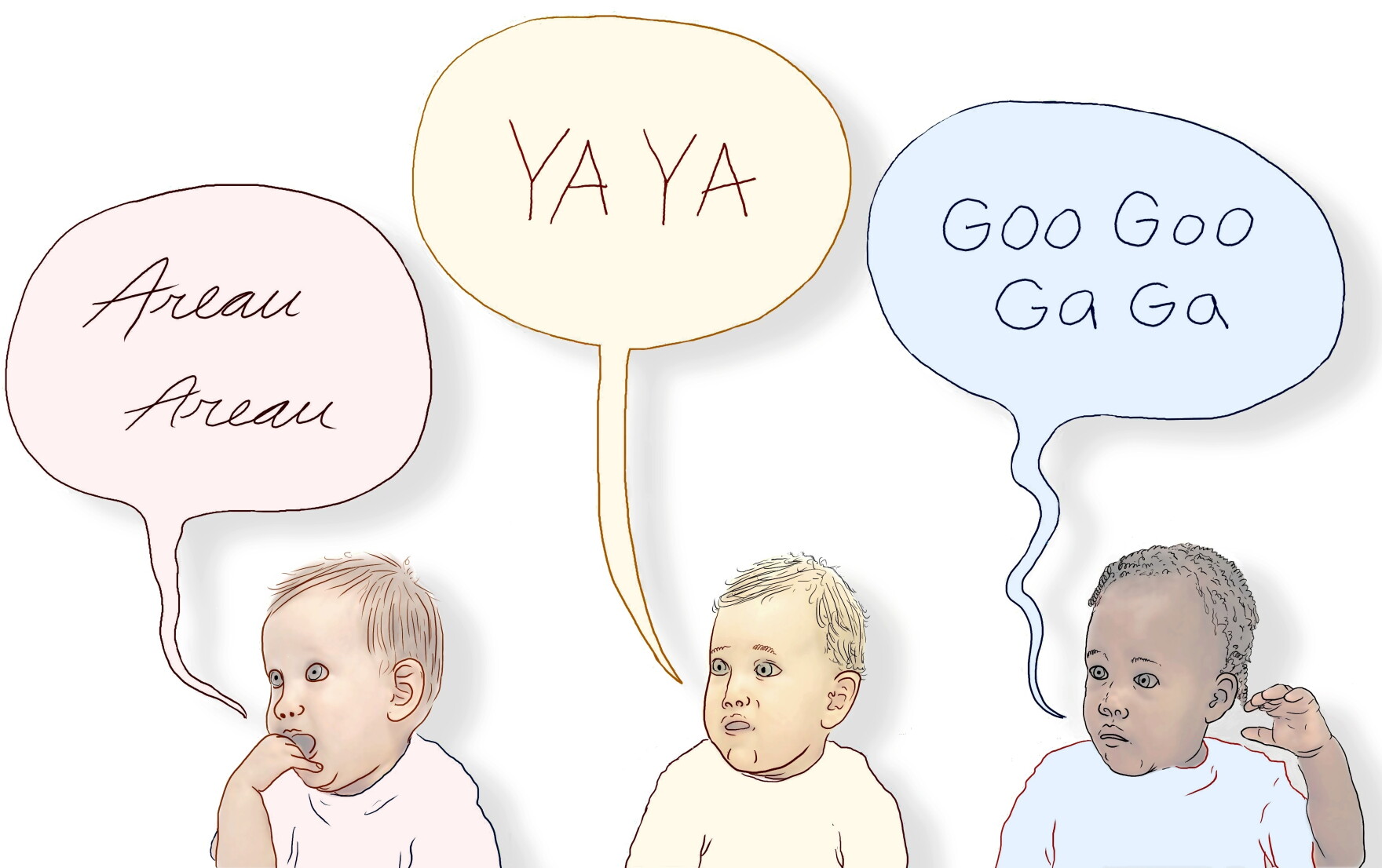 Language In Infants Baby babble isn't just goo goo! And hearing 2 languages is better than ...