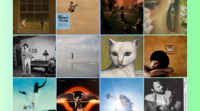 Fresh Tracks Friday album cover collage