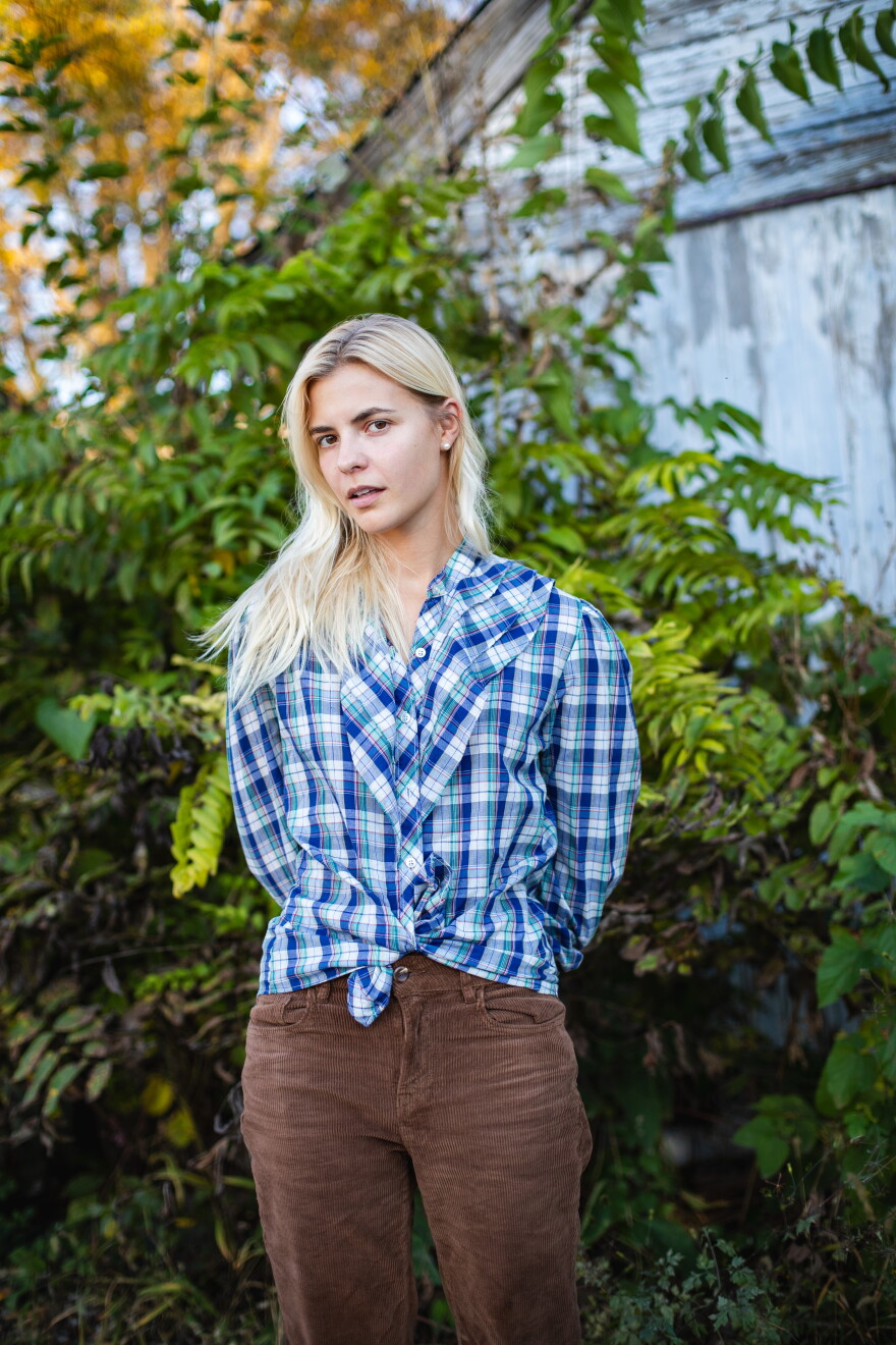 a woman posing for a photo
