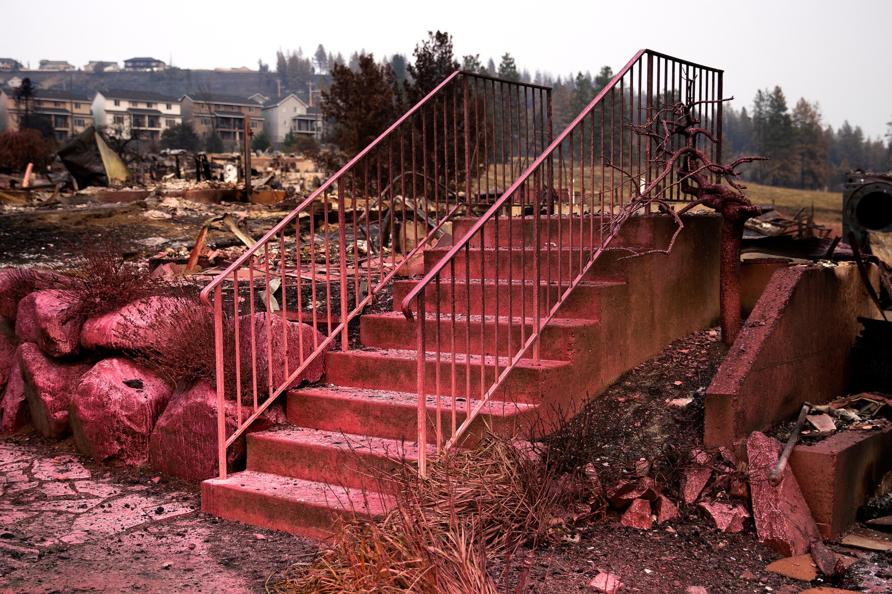 Destruição em Spokane