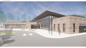 Mock-up of North Chase Library