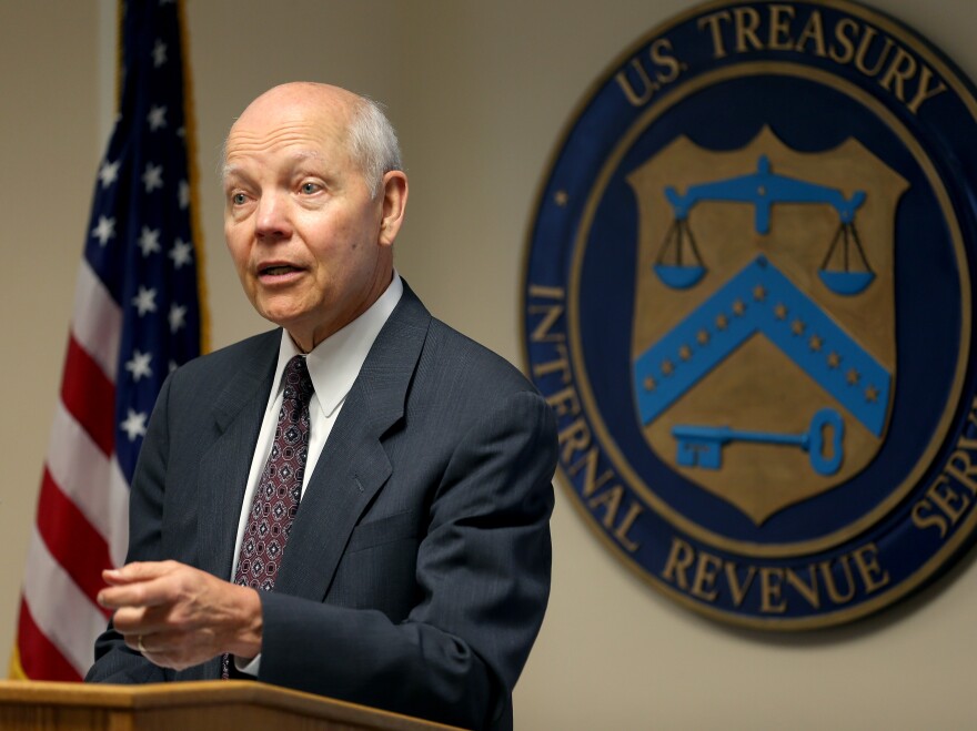 Internal Revenue Service Commissioner John Koskinen, pictured last July, says the IRS uses letters — not phone calls or emails — to contact people.