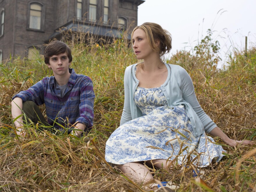 Freddie Highmore and Vera Farmiga are Norman and Norma Bates — <em>eeew</em> — in <em>Bates Motel,</em> the new A&E prequel to Alfred Hitchcock's <em>Psycho.</em>