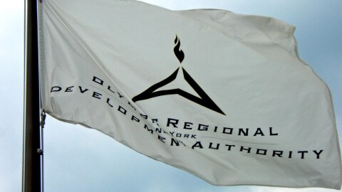 Olympic Regional Development Authority flag
