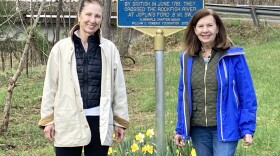 Two members of the Daughters of the American Revolution did the research needed to place a marker along the route Thomas Jefferson took to escape the British.