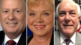 From L-R: Larry Davis, Deb Dixon and Joe Webb have all retired from WKRC in the last few months.