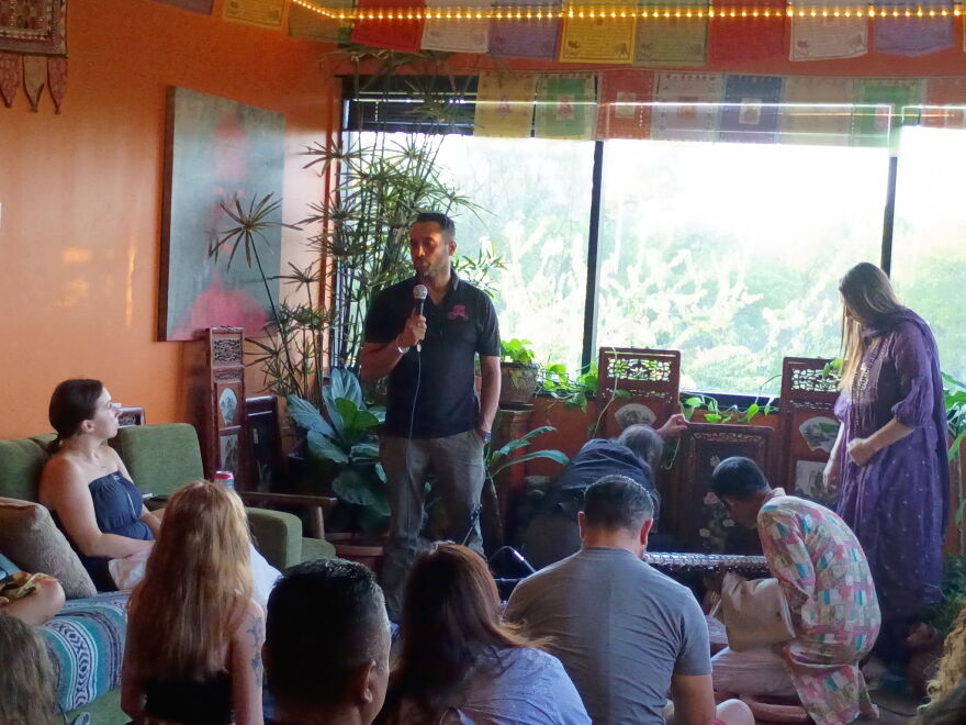 Dipesh Raj Pandey grew up in Nepal and has lived in Texas for over two decades. All of his family is accounted for after the flooding but many of his friends lost their families.