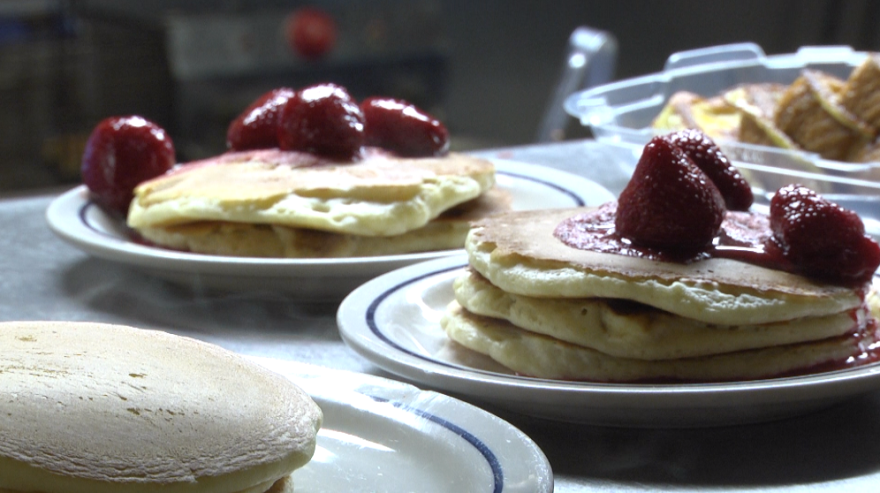 In honor of National Pancake Day, 28 IHOP restaurants are giving out free pancakes in exchange for donations to the UF Health Shands Children’s Hospital. (Meredith Sheldon/WUFT News)