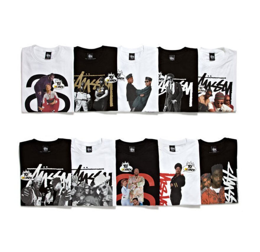 Stussy x Yo! MTV Raps Collection.