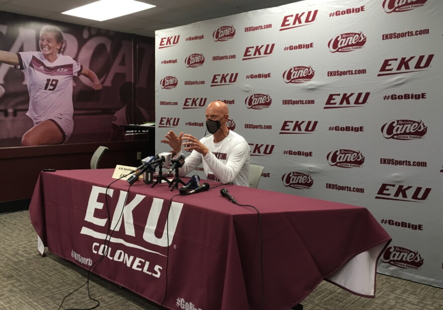 EKU Head Coach A.W. Hamilton